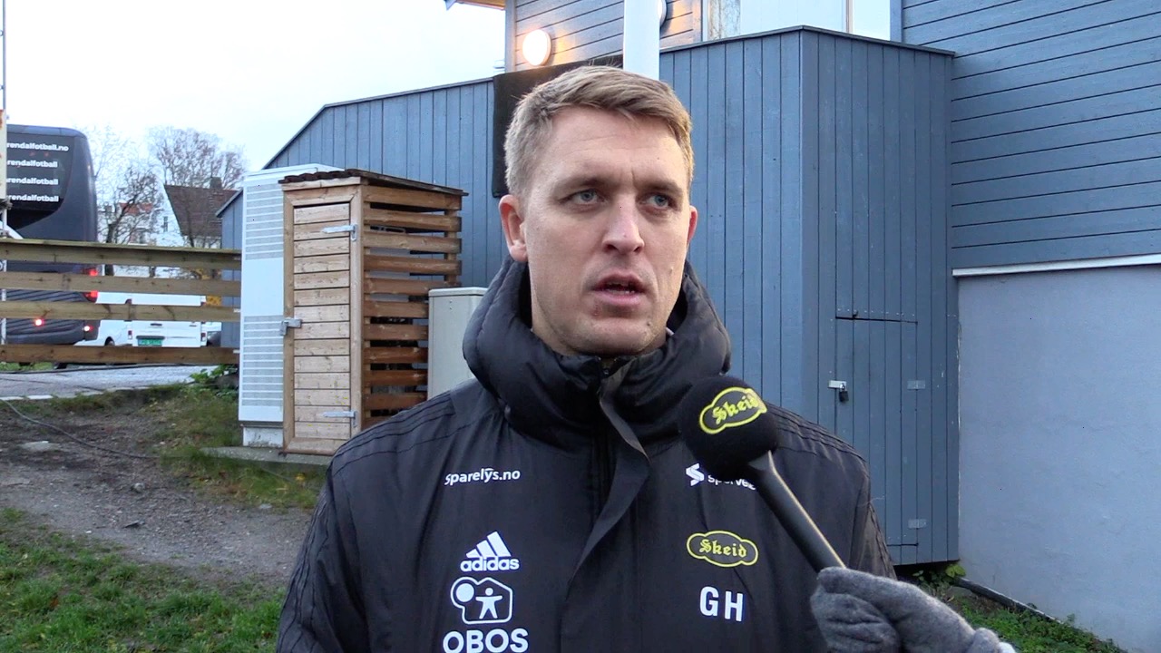 Gard Holme etter Skeid - Arendal 02.11.2022